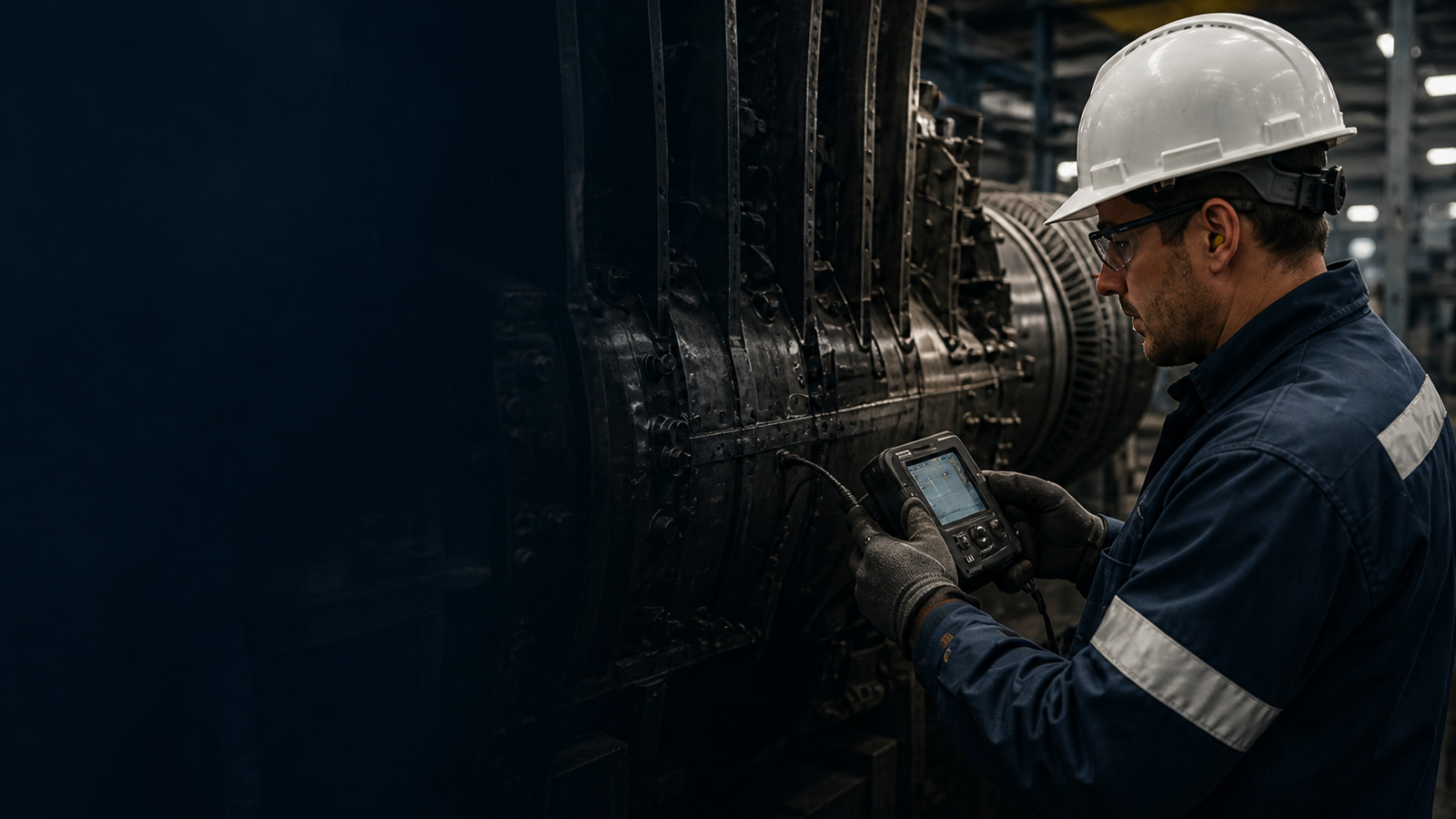 NDT and NDE inspection support for turbine outage cleaning